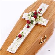 Extra Large Red &amp; White Classic Cross